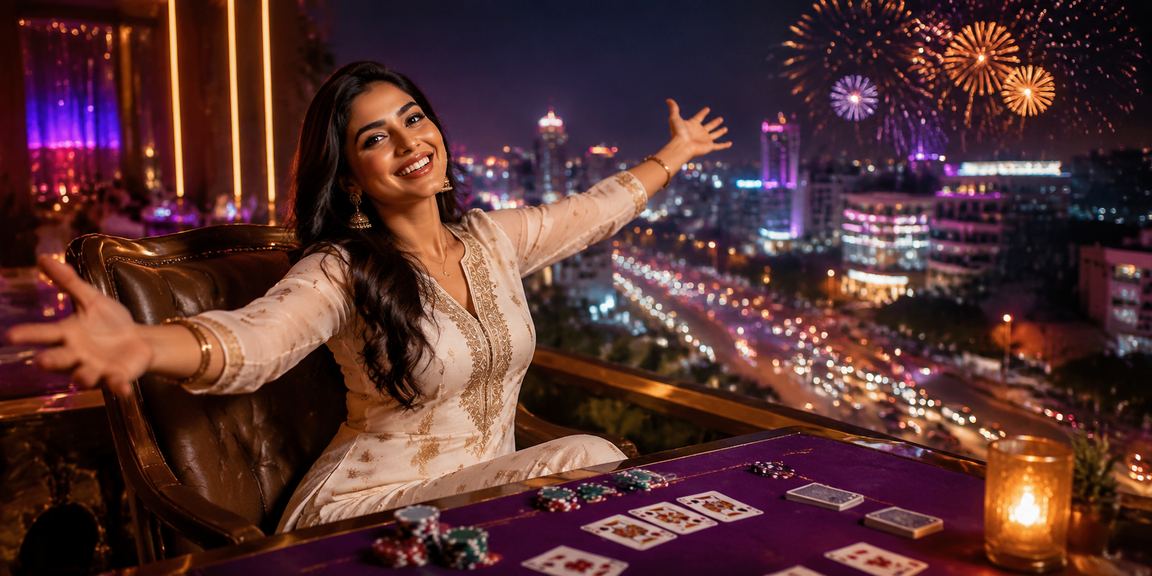 Players enjoy Teen Patti and Rummy card games in a lively Bangalore setting